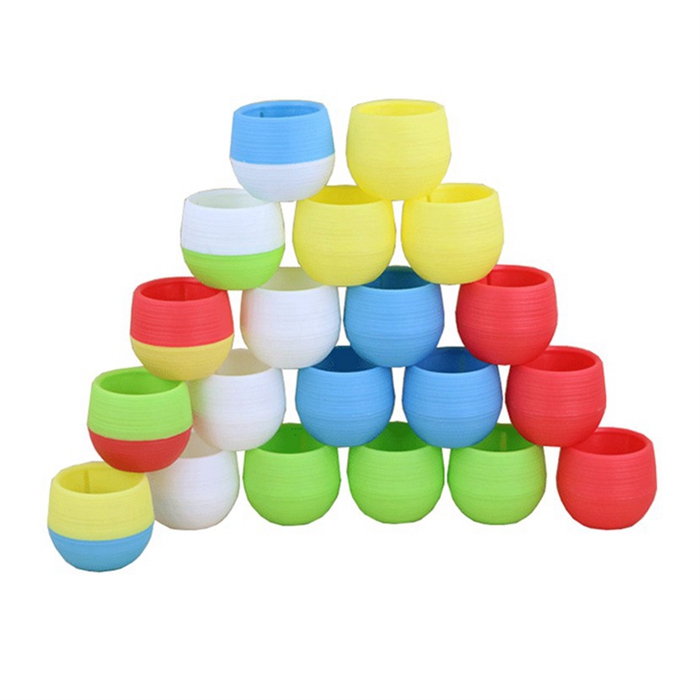 Round Mini Plastic Flower Pots