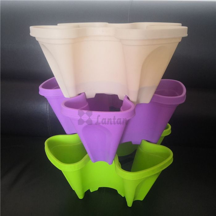 pp stacking flower pots