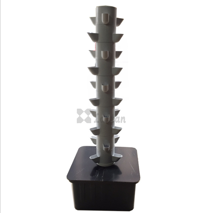 New type plastic Vertical Hydroponic planter for vegetable