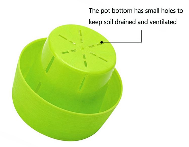 Round Mini Plastic Flower Pots