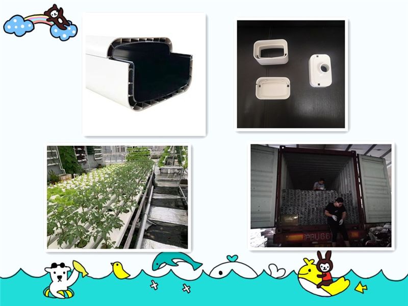 PVC NFT hydroponic channel 3